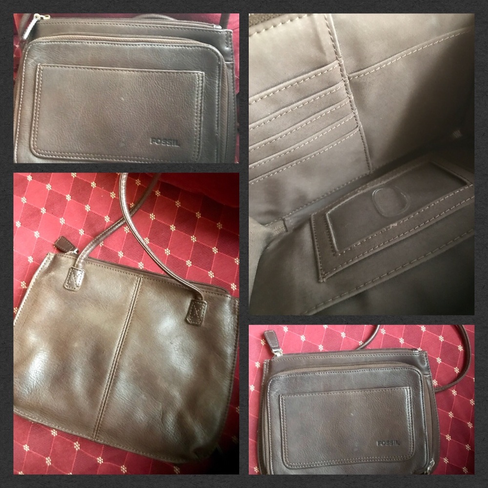 ❤️Fossil Leather Crossbody❤️
